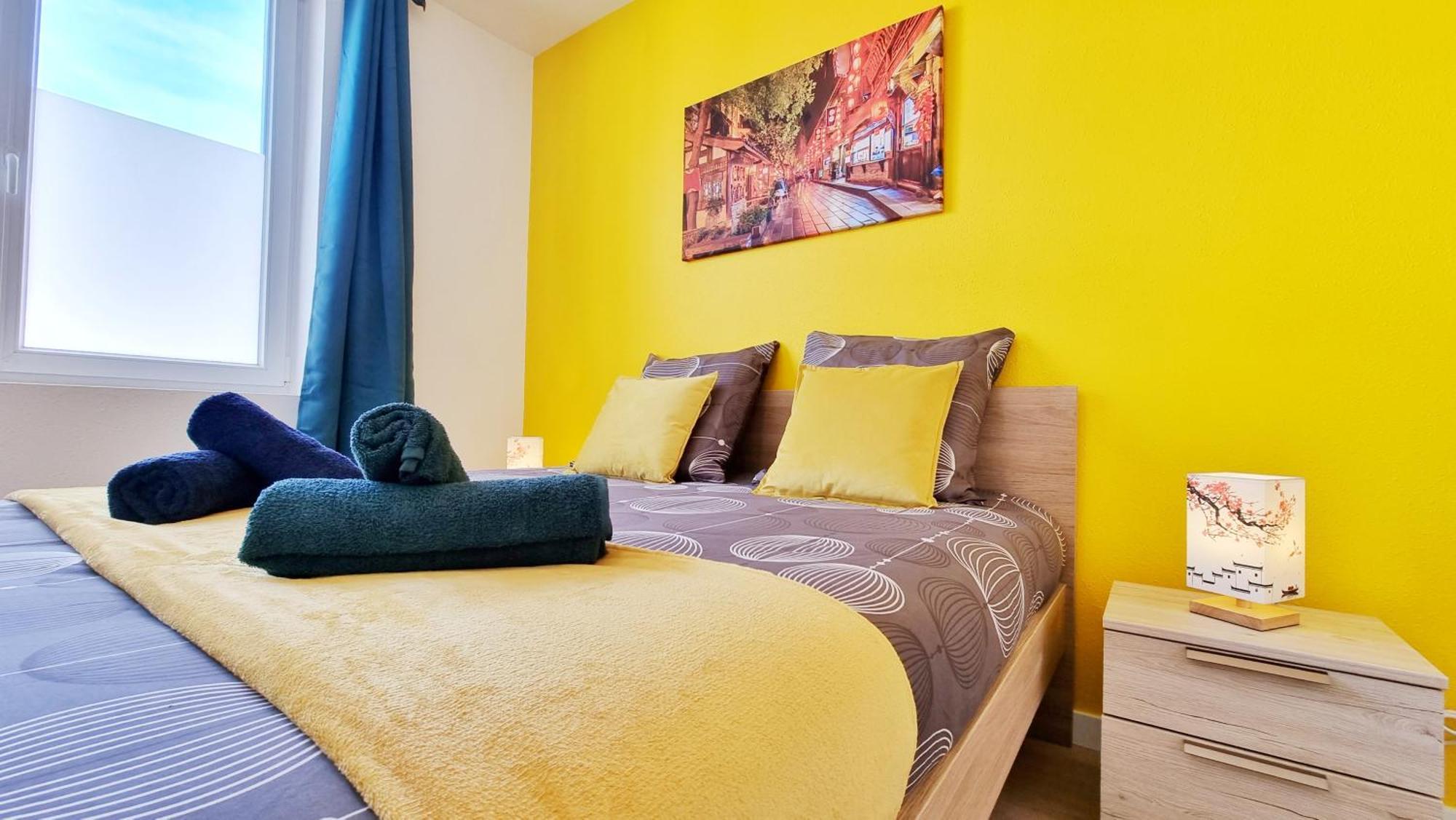 La Residence Evasion 3 - Original - Gare - Wifi - Relax Bnb مُلووز الغرفة الصورة